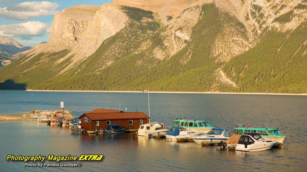 Lake Minnewanka Canadian Rockies boat house