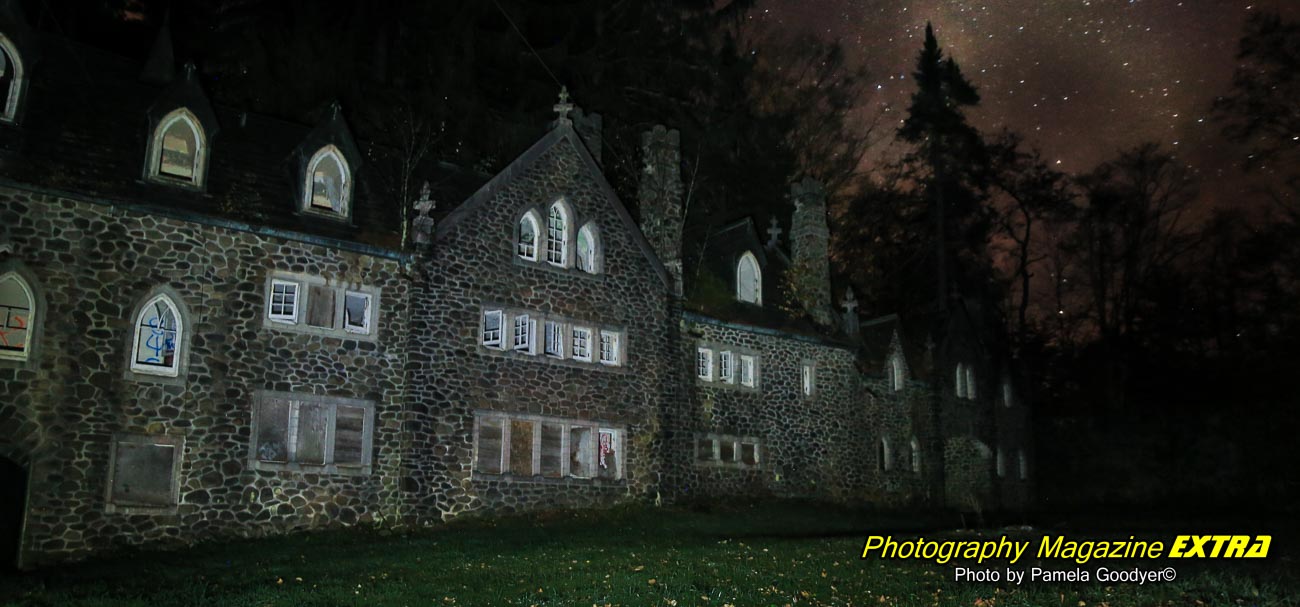 old logo New York Castle, Ghost Hunting Photography