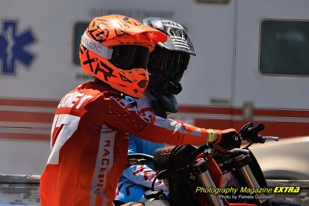 Motocross kids upclose photo Raceway Park, New Jersey