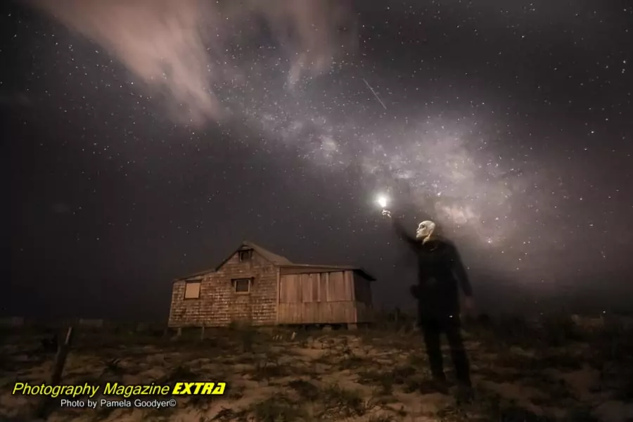 Judges Shack, then. alien reaching for the Milky Way.