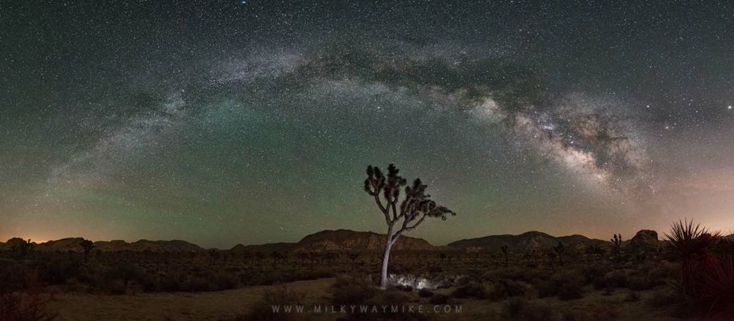 Mike Ver Sprill - Milky Way Mikes Pano Joshua Tree National Park Milky Way.