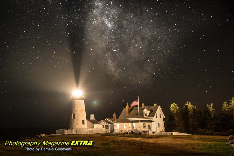 g Pemaquid. Point Milky Way Lighthouse.